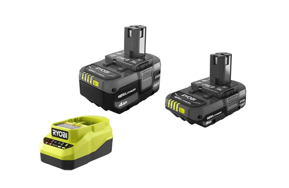 Ryobi One-Off Under 100 dollars Ryobi 18V ONE+ Battery Kit With Free Cordless Leaf Blower