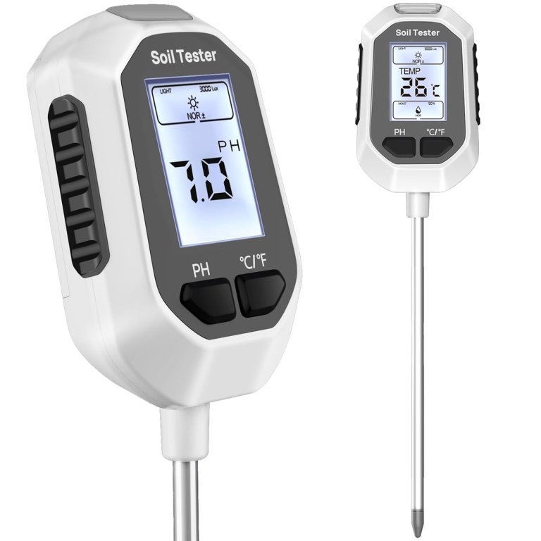 The Best ph Meters Option Yamron pH Meter 4-in-1 Soil Tester