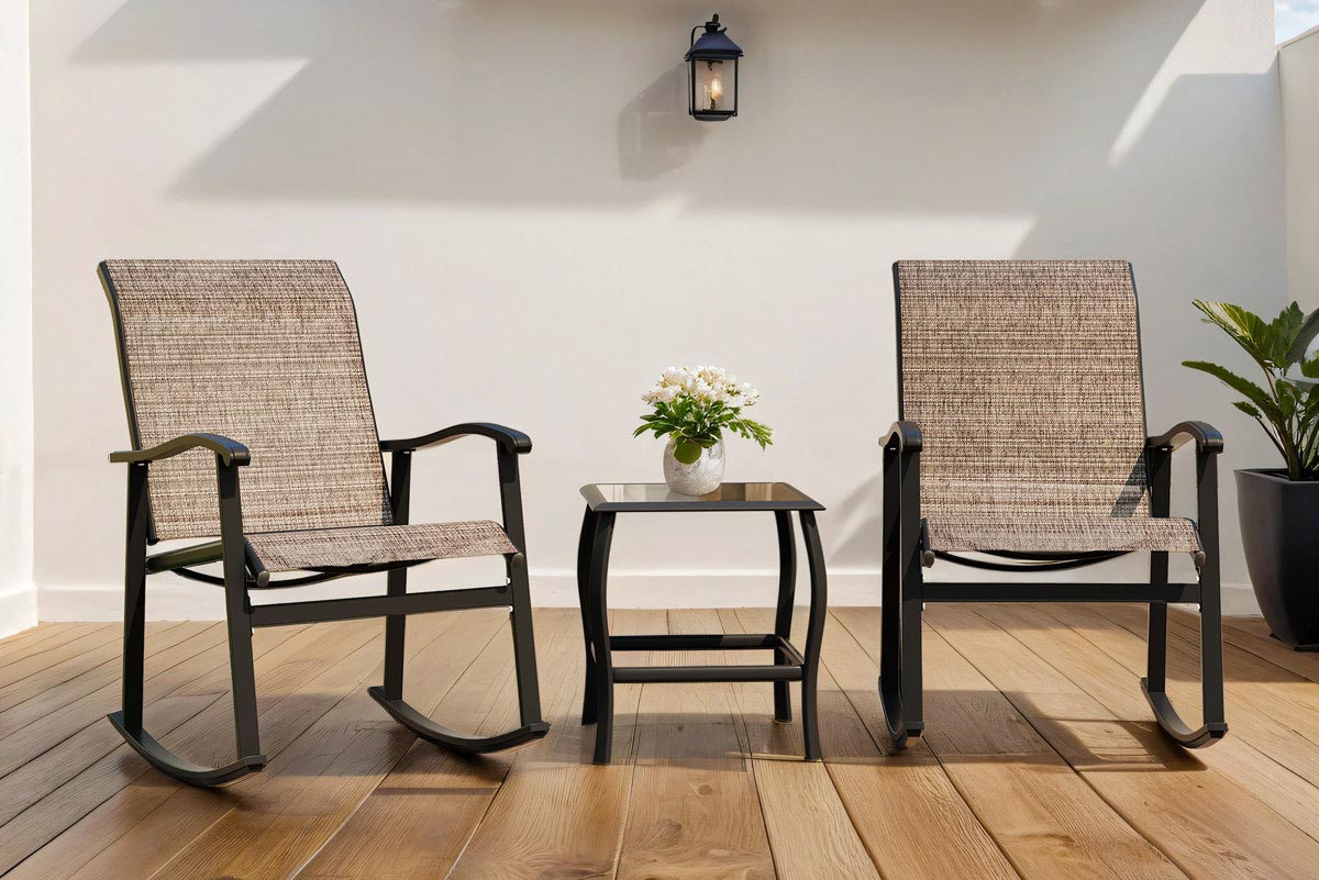Wayfair Prime Day Rival Deals Armyn 3-Piece Outdoor Rocking Patio Set