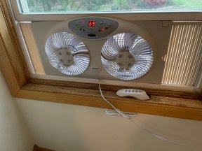 Bionaire digital window fan and remote