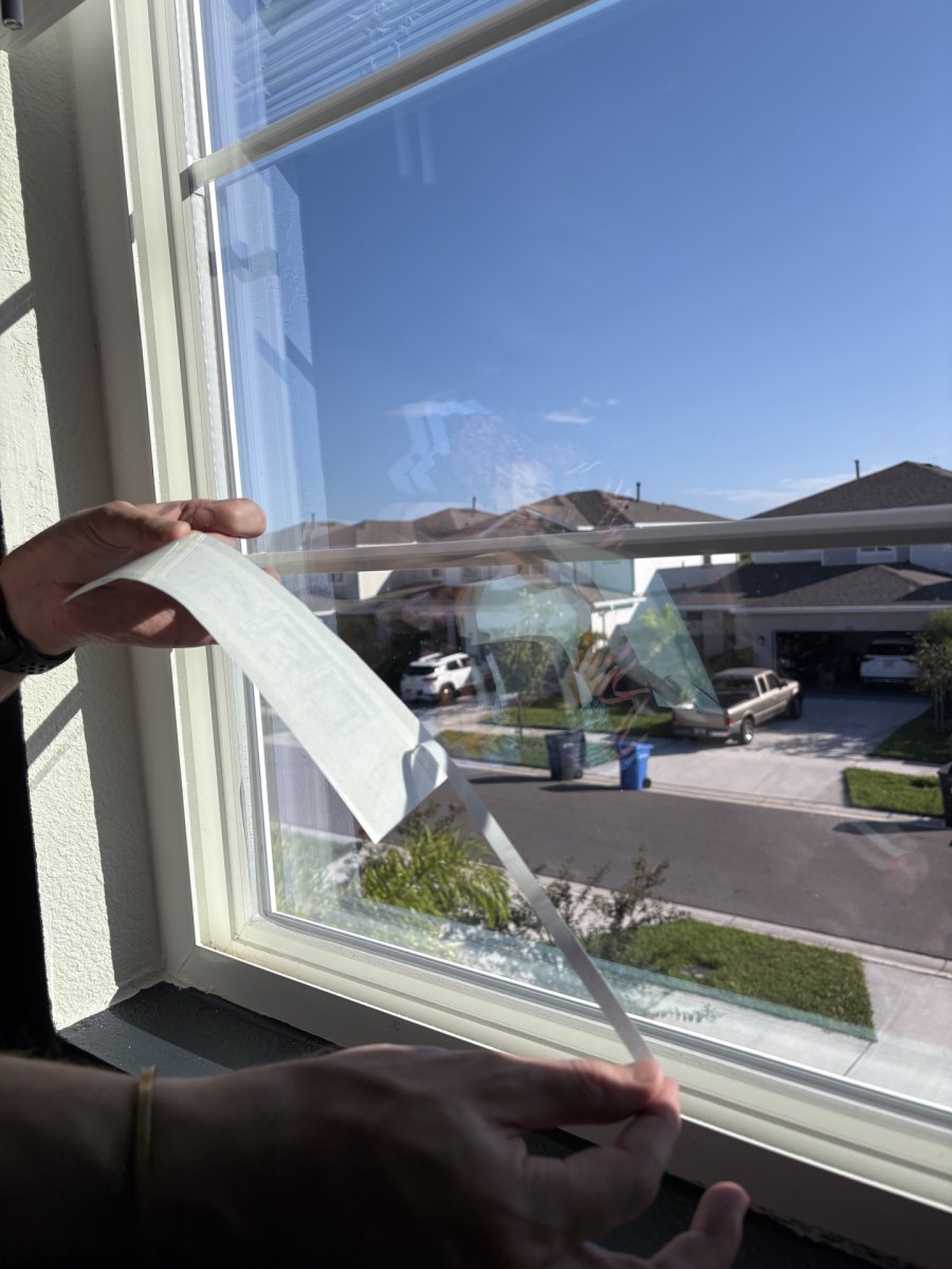 Catchmaster window fly traps install 01