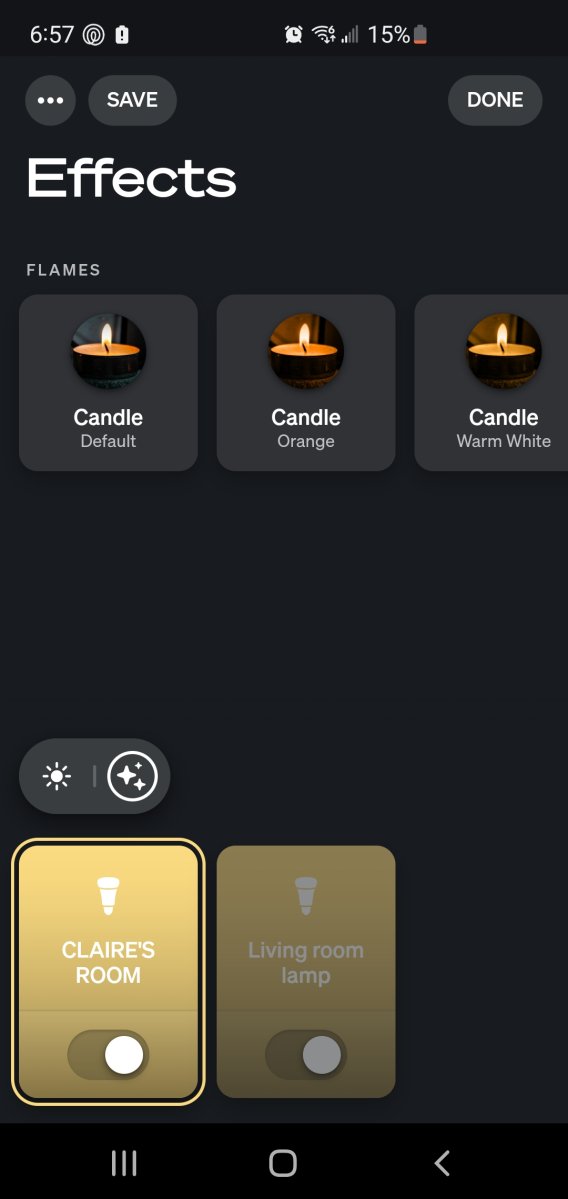Philips Hue App Routine Settings