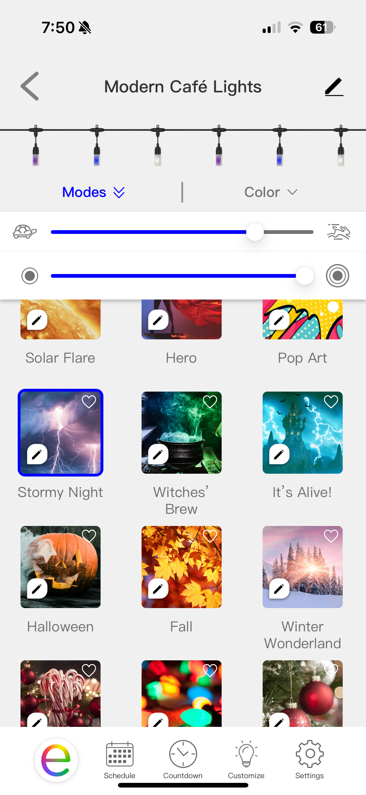 Enbrighten app cafe lights