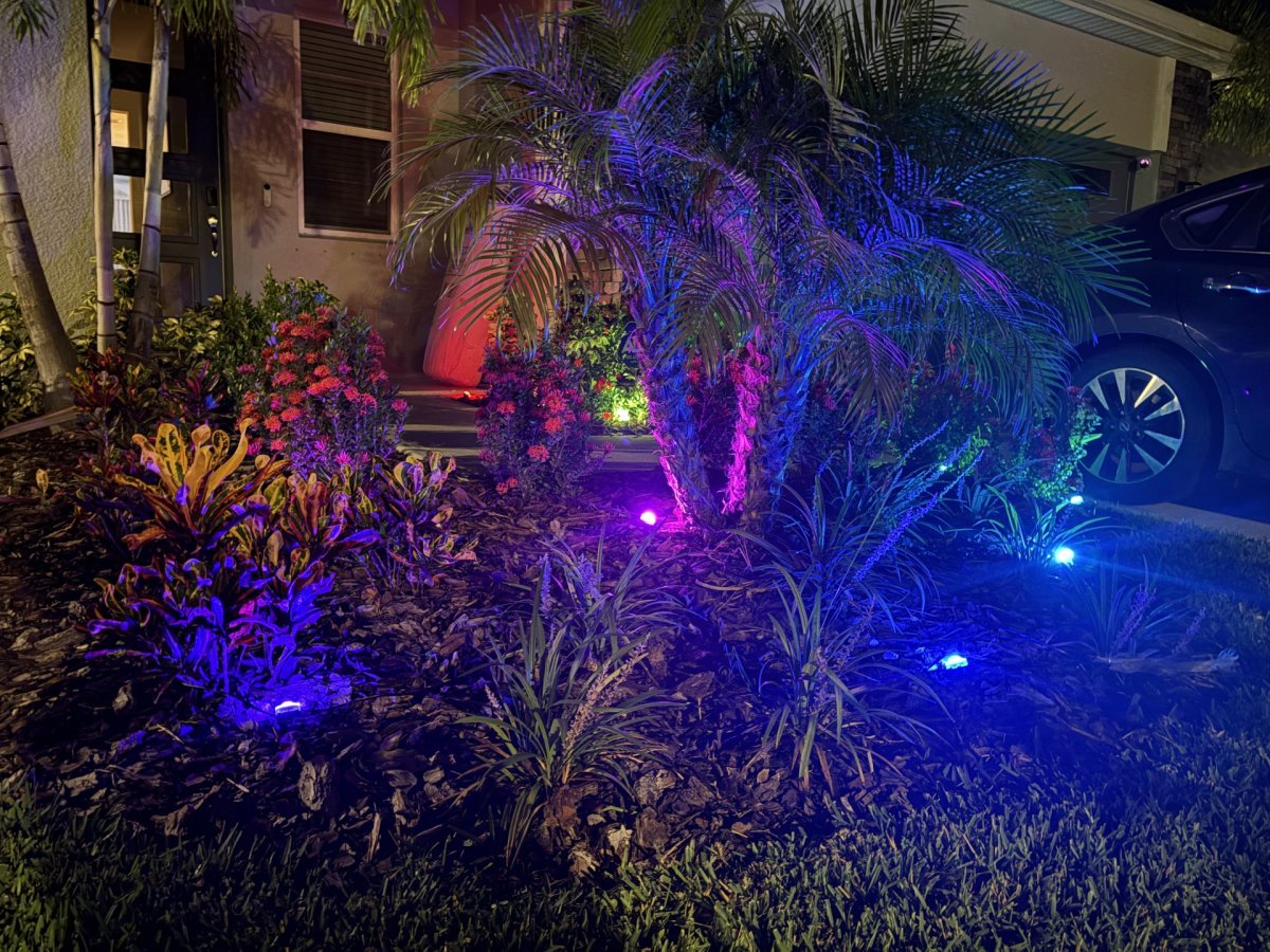 Enbrighten landsacpe lights night