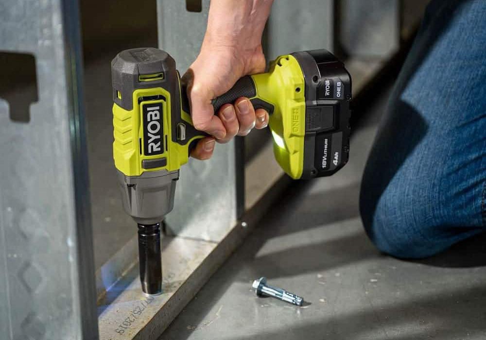 Labor Day Early Ryobi Deals RYOBI ONE+ 18V 1 2-In. Impact Wrench Kit