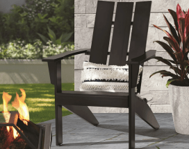 Mainstays Wood Modern Adirondack Chair for $35 during Walmart Clearance