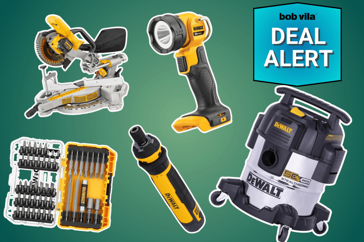 Early Labor Day DeWalt Deals start at under $10