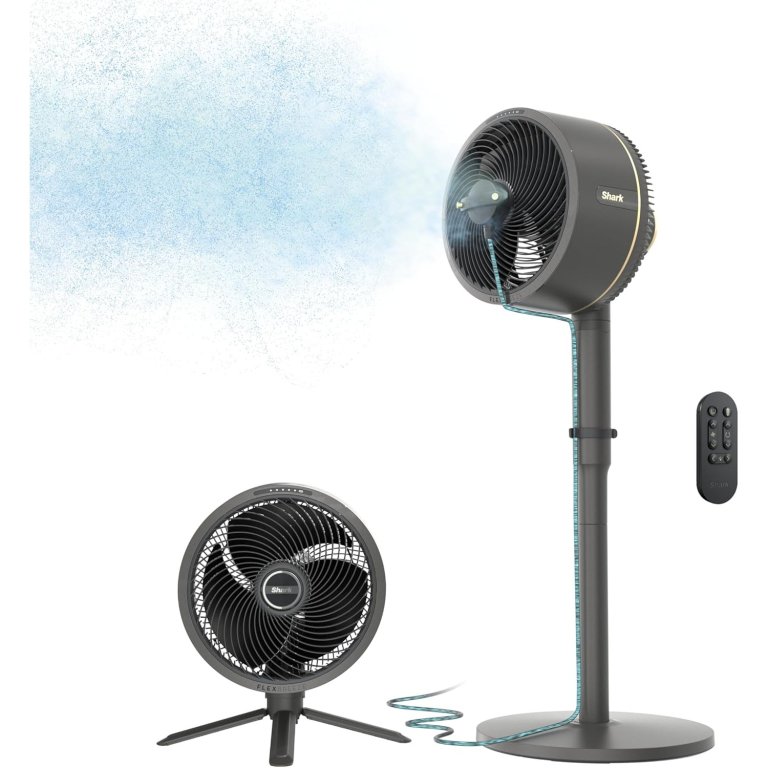 The Best Fans For White Noise Option Shark FlexBreeze Fan With InstaCool Mist