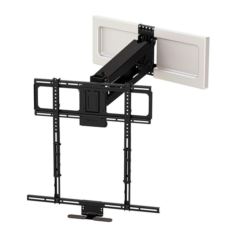 The Best TV Wall Mount Option MantelMount Enhanced Pull-Down TV Wall Mount