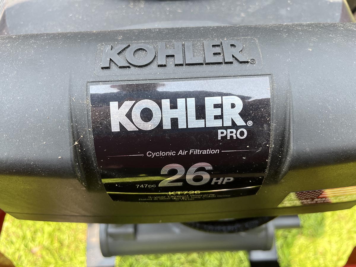 Toro Titan Max engine specs