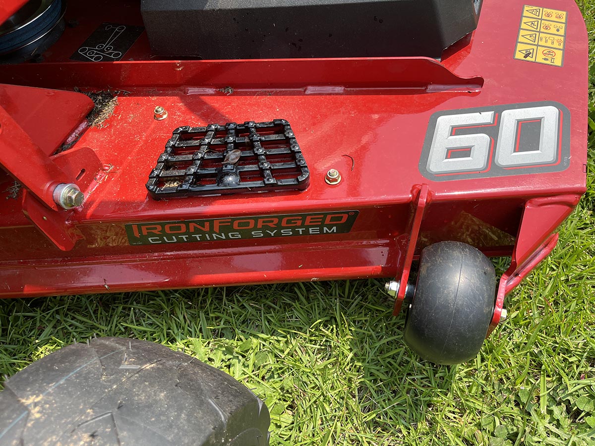 Toro Titan Max fabricated deck