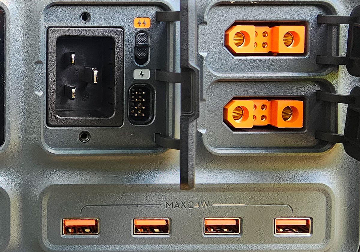 Charging port options