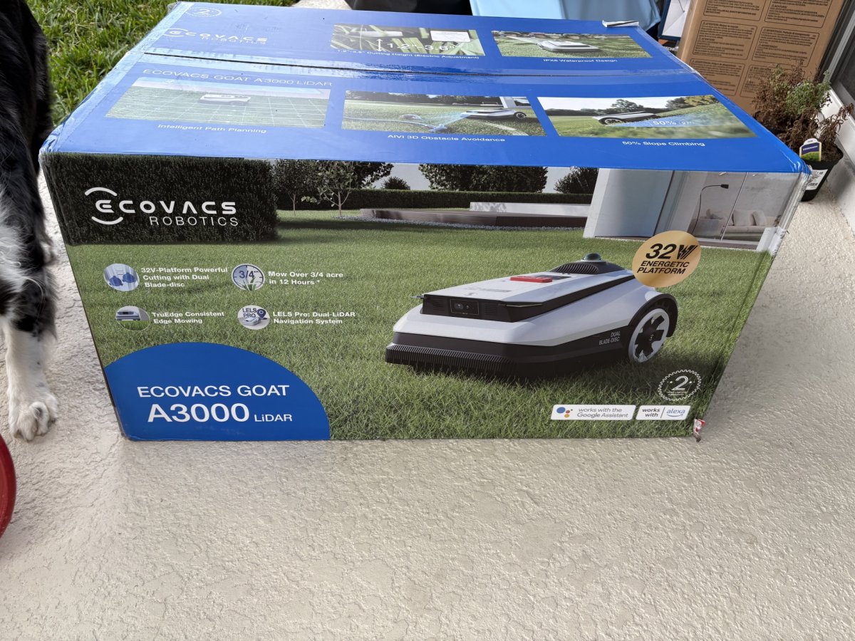 EcoVacs GOAT box