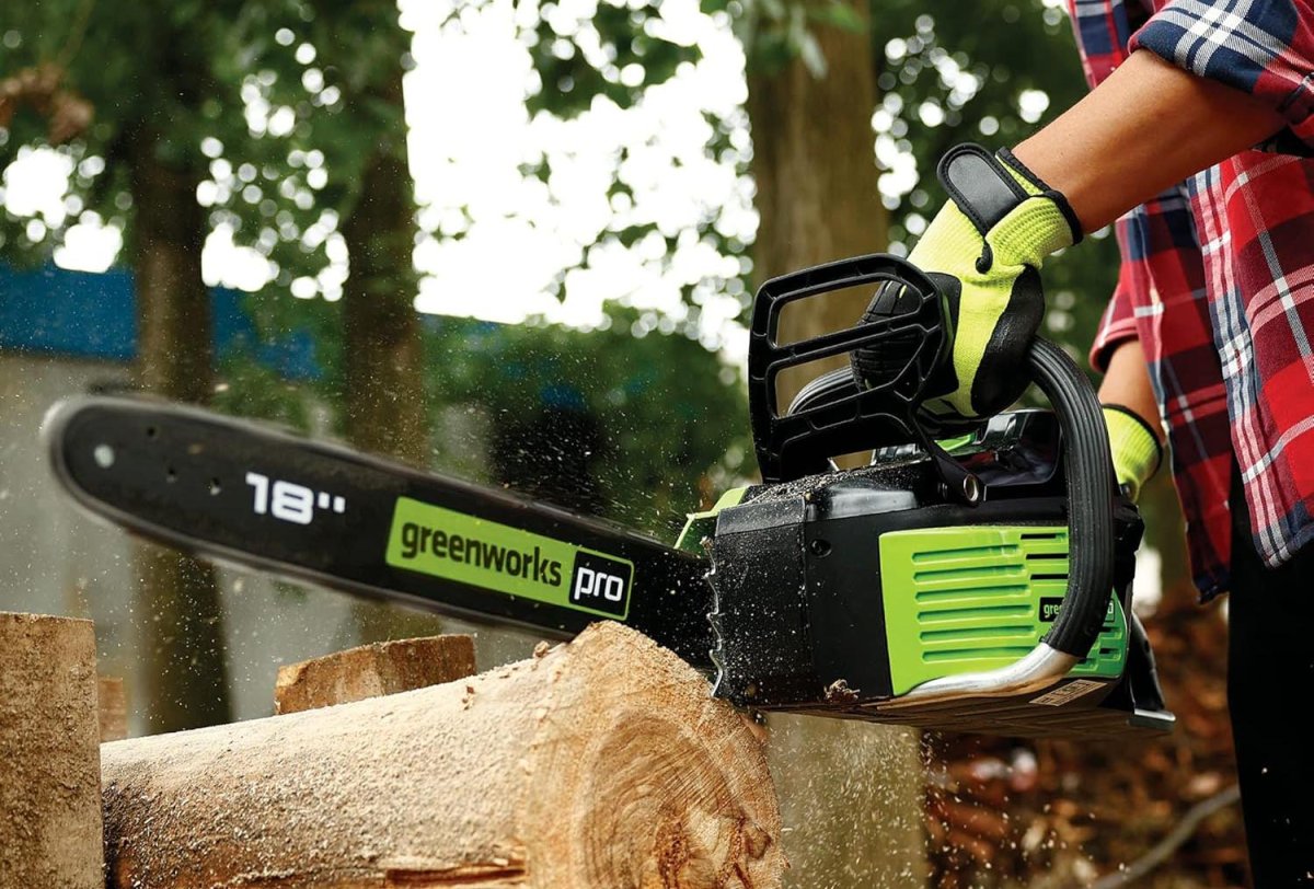 Greenworks Early Prime Day Deals Greenworks 80V 18 Cordless Chainsaw