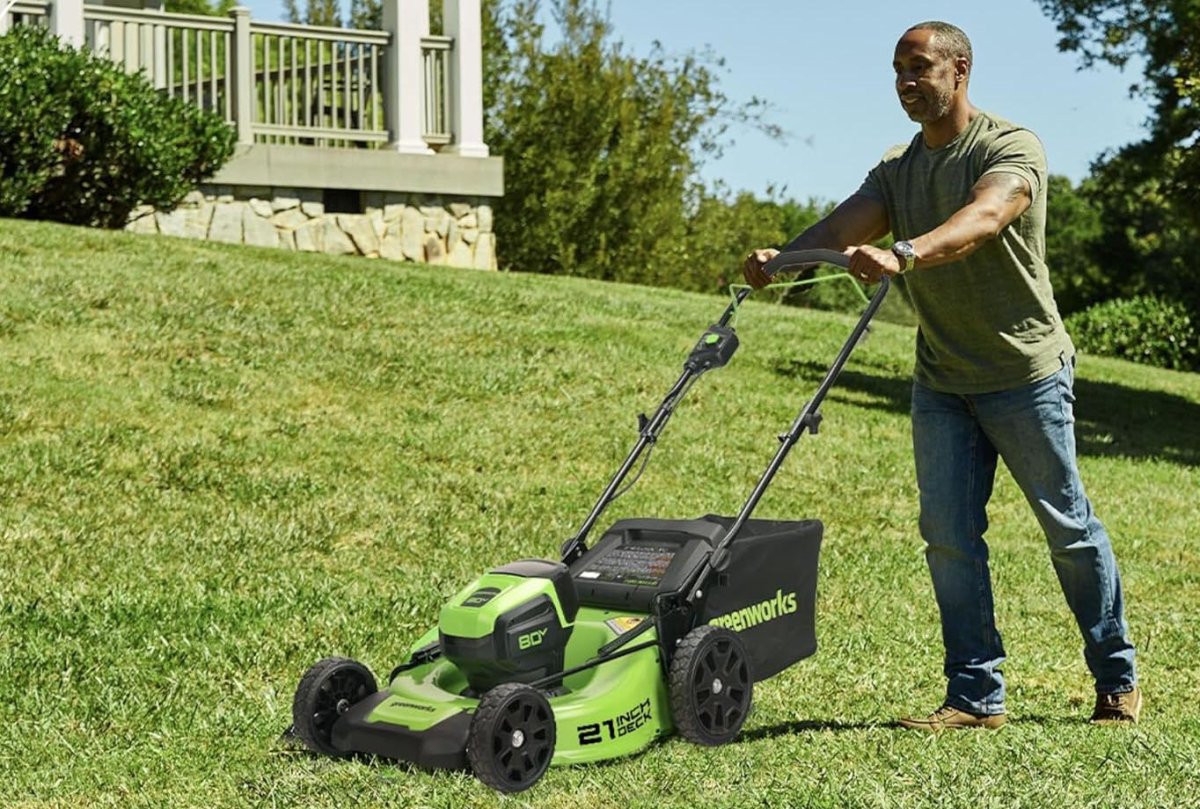 Greenworks Early Prime Day Deals Greenworks 80V 21 Cordless Lawn Mower