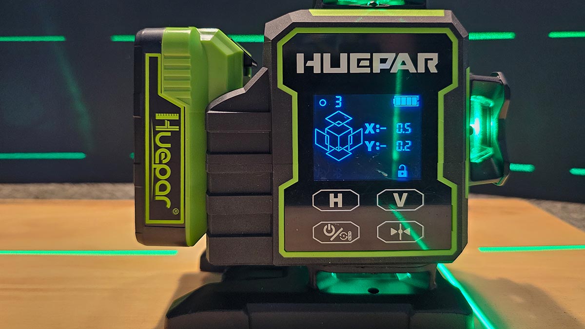 Heuper Laser Level LCD screen