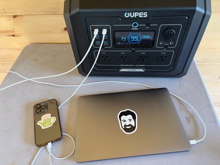 Oupes Mega 1 charging electronics