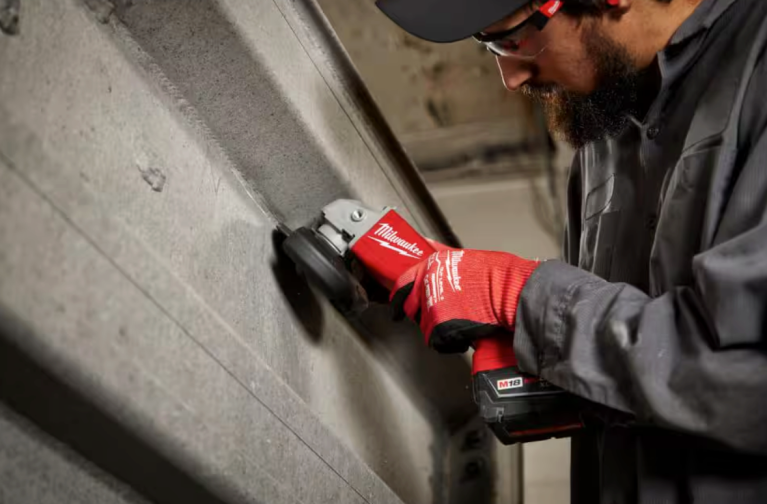 Get a free Milwaukee Cordless Grinder with battery kit