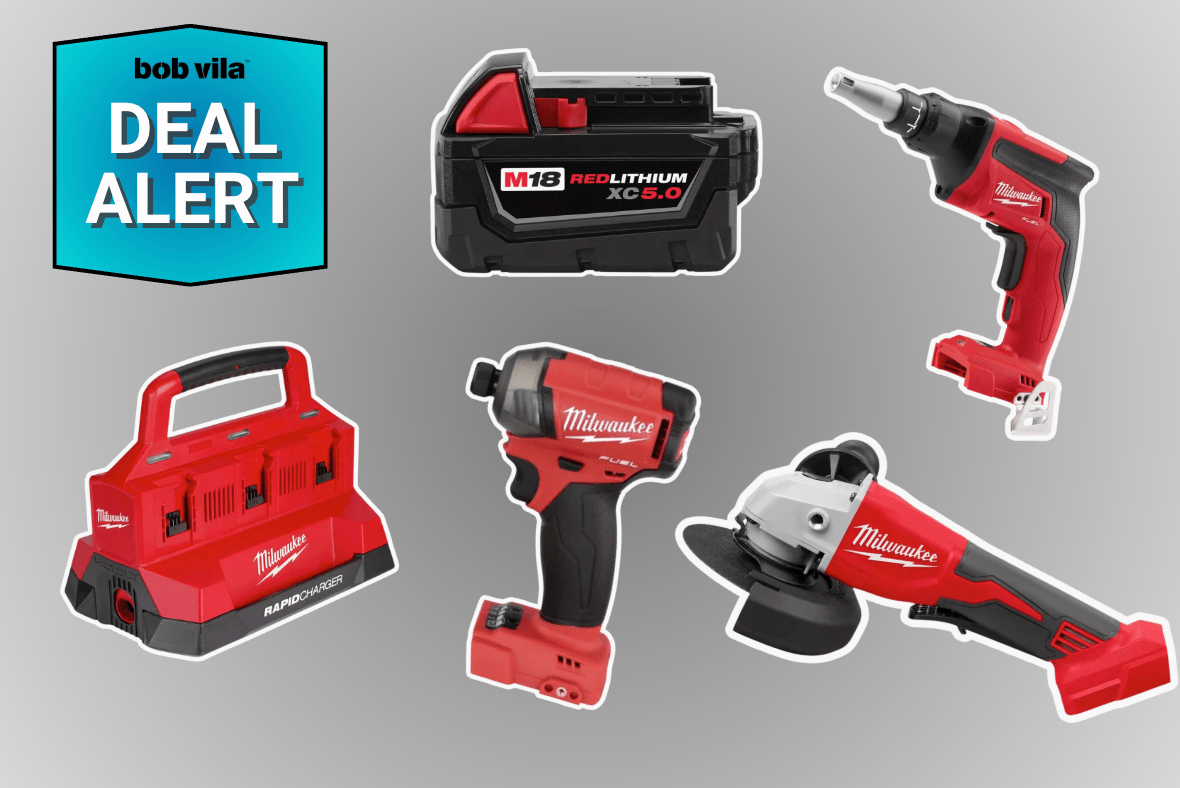 Get a free Milwaukee power tool with battery kit purchase at The Home Depot for Fall 2025