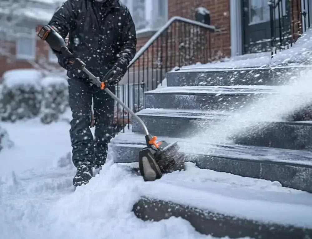 The Best New Outdoor Equipment Worx 40V 12-Inch Cordless Electric Snow Shovel