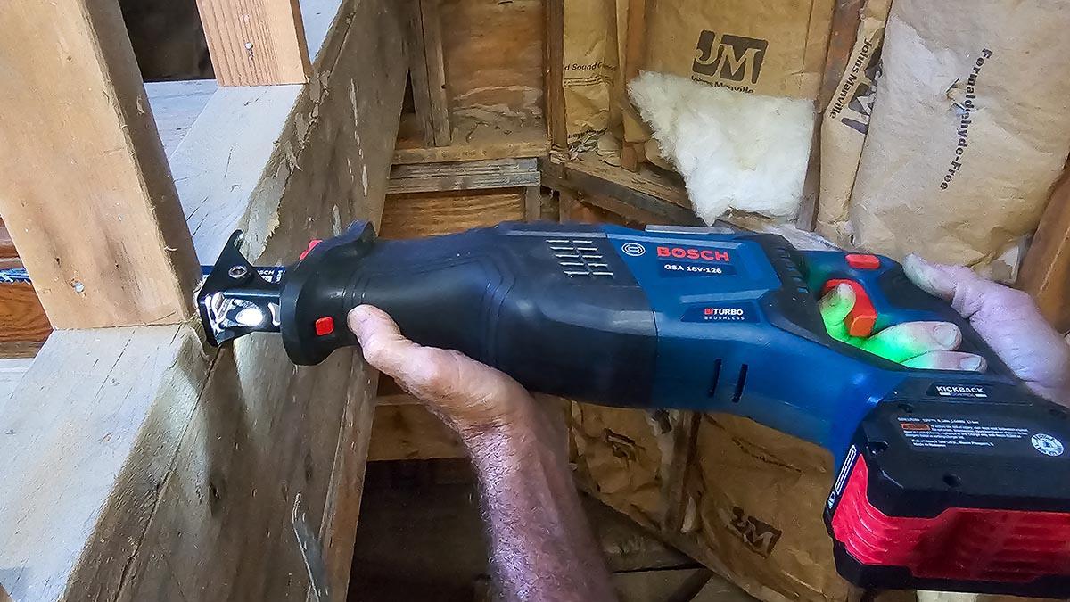 The Best New Power Tools Bosch 18V Brushless 1¼-inch Reciprocating Saw