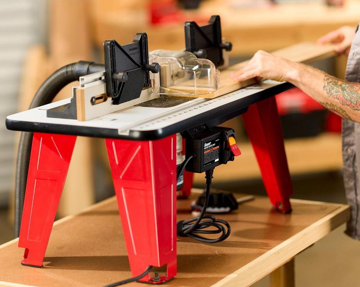 The New Power Tool Accessories Harbor Freight Bauer Benchtop Router Table
