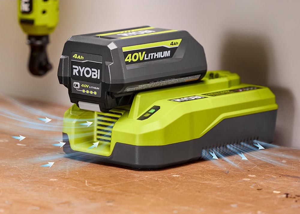 The New Power Tool Accessories Ryobi 18V 40V Dual Platform Charger