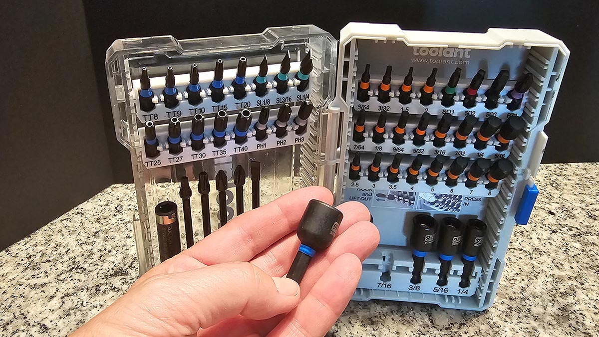The New Power Tool Accessories Toolant Impact Driver 52-Piece Bit Set