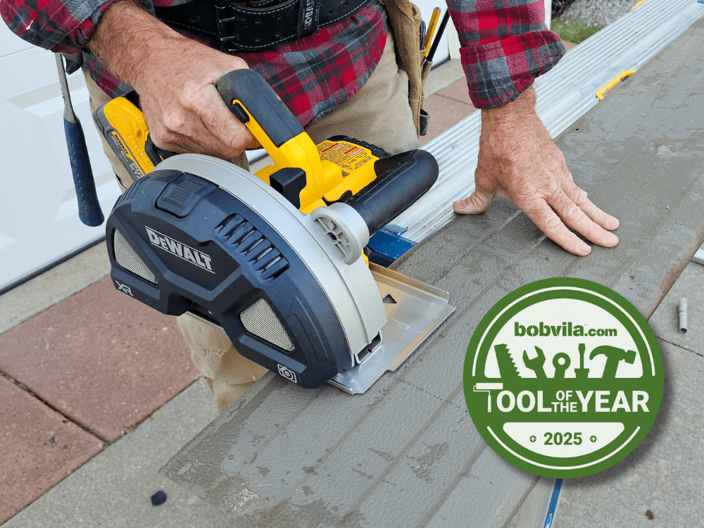 The DeWalt Metal-Cutting Circular Saw wins Tool of the Year's Cutting Edge Award for Innovation for its improvements in controlled cuts through metal surfaces