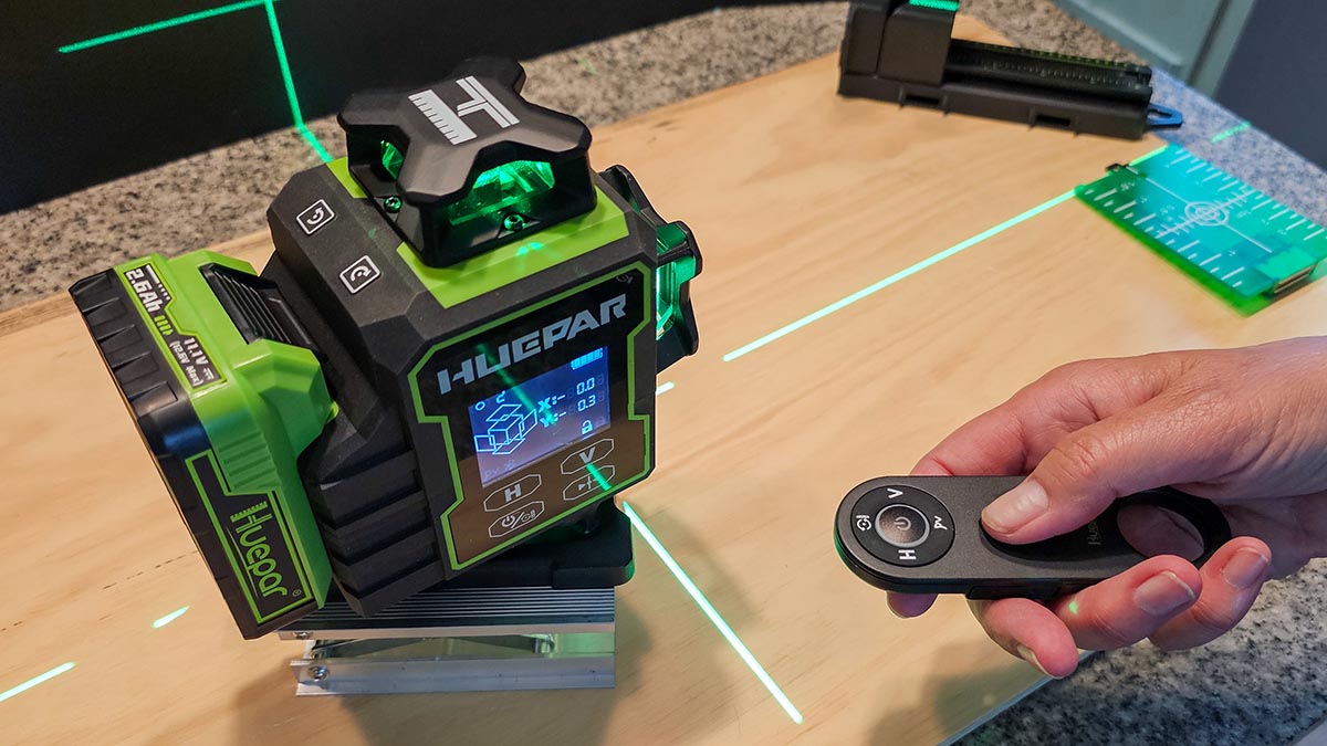 Using remote with Heuper Laser Level