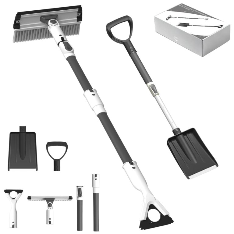 3-in-1 Extendable Car Shovel Snow Brush Ice Scraper
