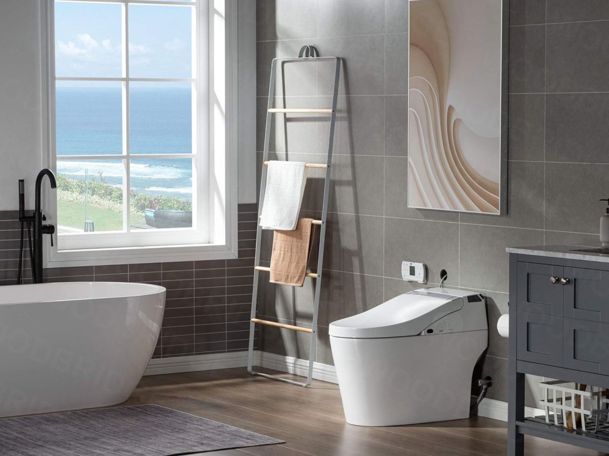 one of the best smart toilet options in a bathroom