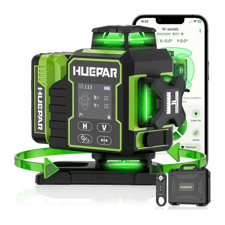 Bob Vila's Top Gifts Huepar W04CG Laser Level