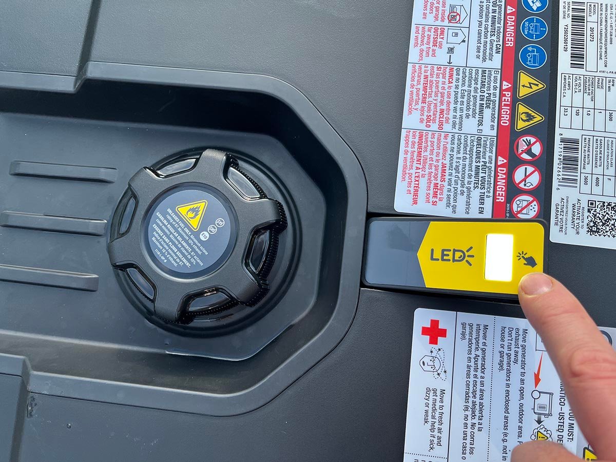 Champion inverter generator LED accessory