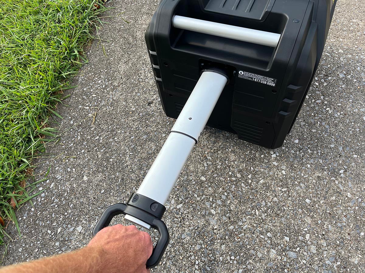Champion inverter generator handle