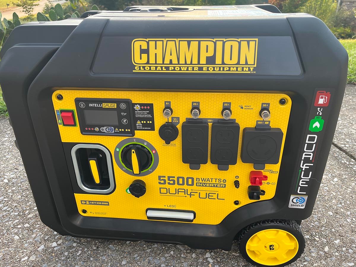 Champion inverter generator panel