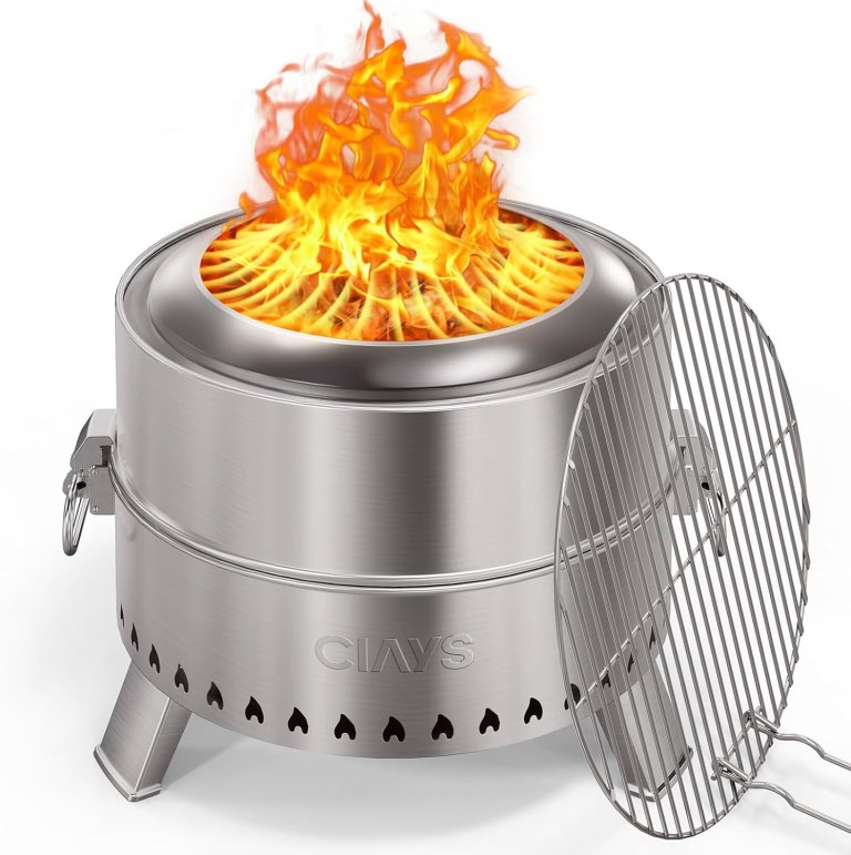 Ciays 17 Inch Smokeless Fire Pit