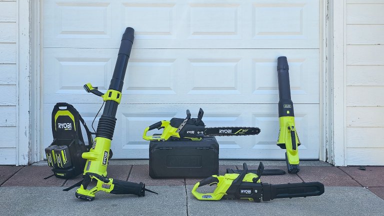 Collection of Ryobi outdoor Tools