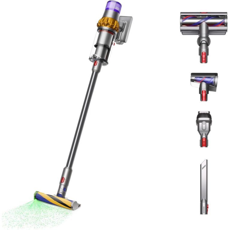 Dyson V15 Detect Vacuum on a white background