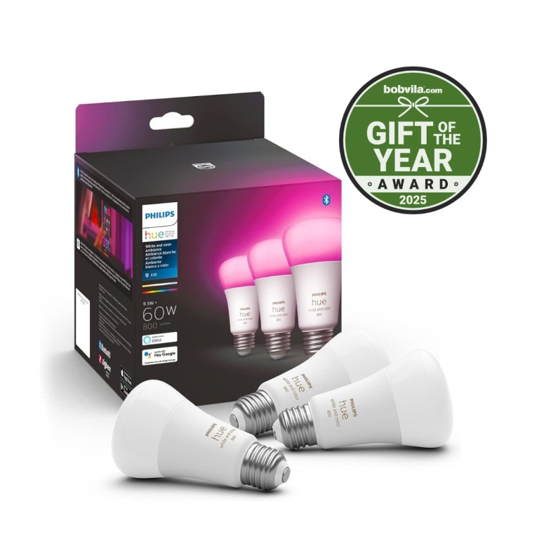 Philips Hue 60W Smart Bulbs are named a BobVila.com Gift of the Year