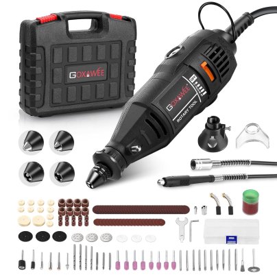 Goxawee Rotary Tool Kit on white background
