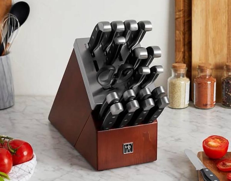Home Depot Gift Guide Henckels Statement 20-Piece Knife Block Set