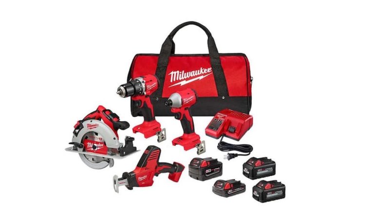 Home Depot Gift Guide Milwaukee M18 18V Cordless Tool Kit