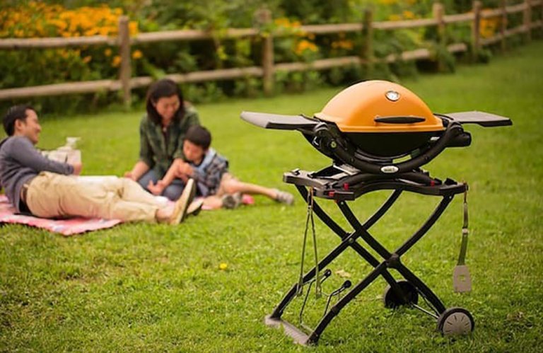 Home Depot Gift Guide Weber Q 1200 Portable Tabletop Grill