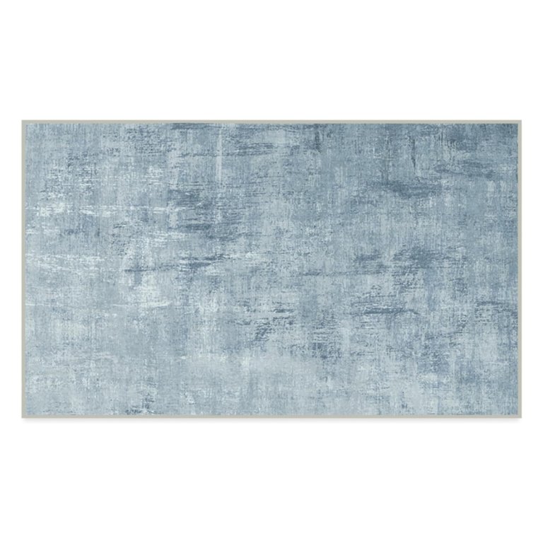 Impasto Slate Blue Ruggable Rug