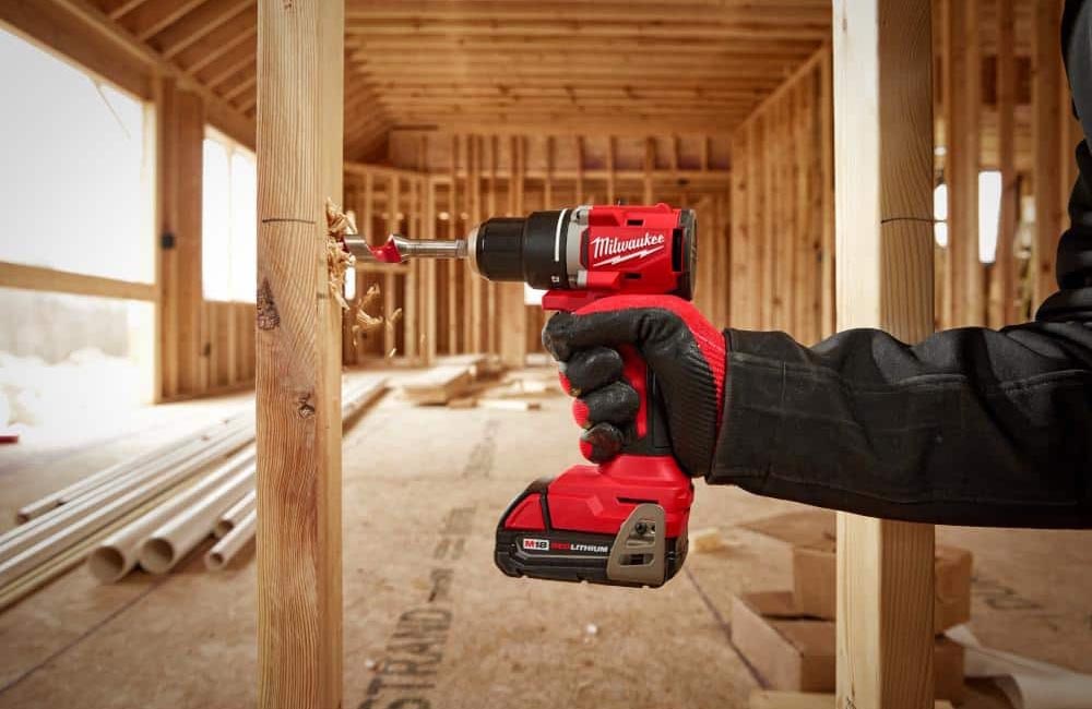 Milwaukee and DeWalt Deals at The Home Depot Milwaukee M18 18V Brushless 1 2 in. Compact Drill Driver Kit