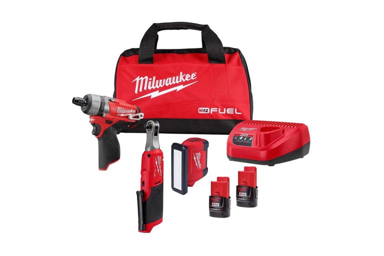 Milwaukees Better Than Prime Day Deals Milwaukee M12 FUEL Cordless Brushless 3-Tool Drill & Driver Kit