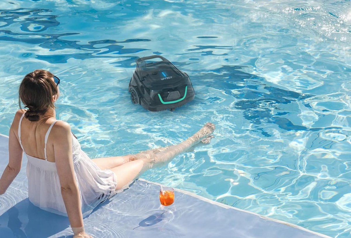Prime Day Robotic Pool Vacuums Wybot Cordless Robotic Pool Cleaner