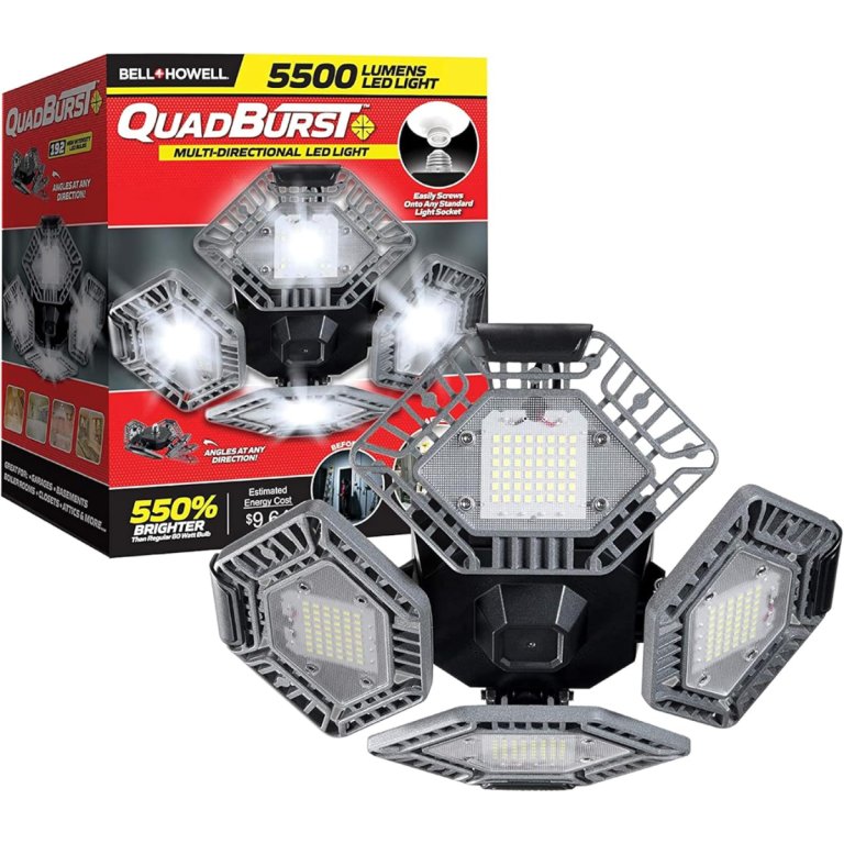 QUADBURST LED Shop Light by Bell+Howell 80W 5500 Lumen