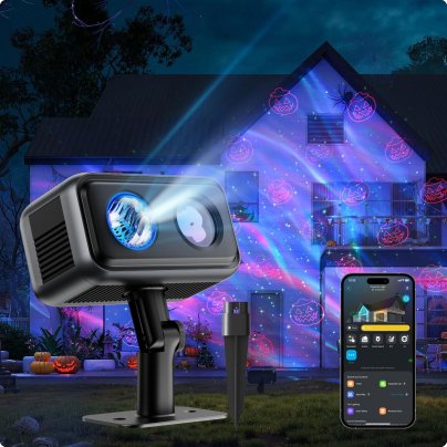 The Best Christmas Light Projector Option Govee Outdoor Projector Light